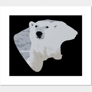 Polar bear design Posters and Art